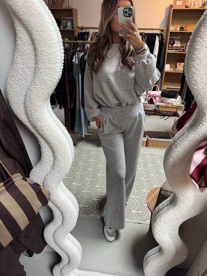 2-pieces lange broek + top Kelly Lichtgrijs