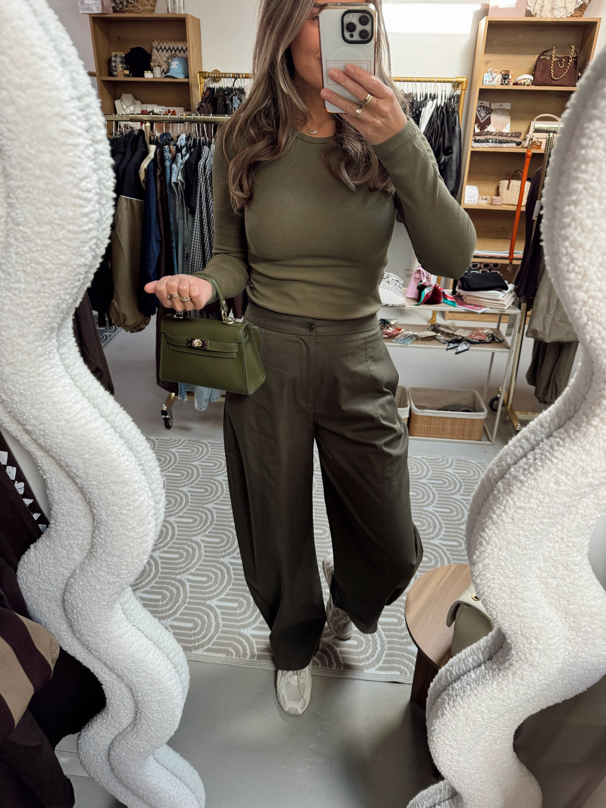 Ambika longsleeve Ada Dark Olive