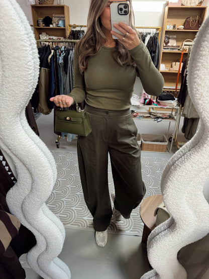 Ambika longsleeve Ada Dark Olive