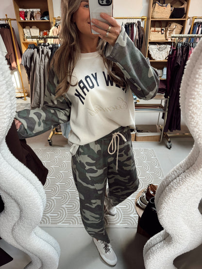 Trui New York Army/Beige