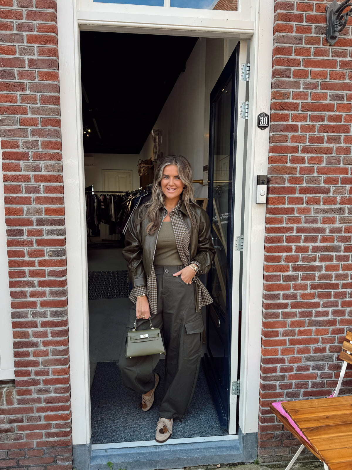 Ambika pants Alina Army