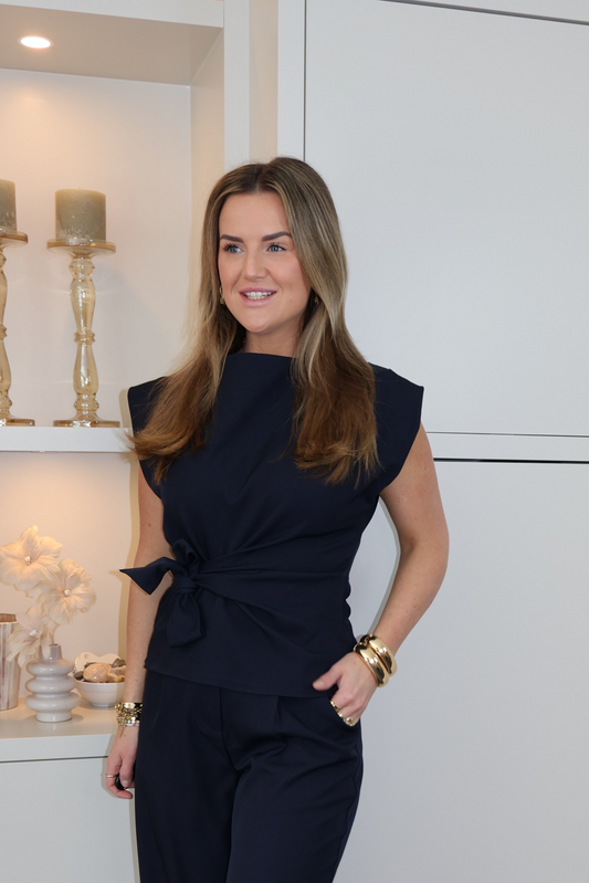 Ambika top Britt Navy