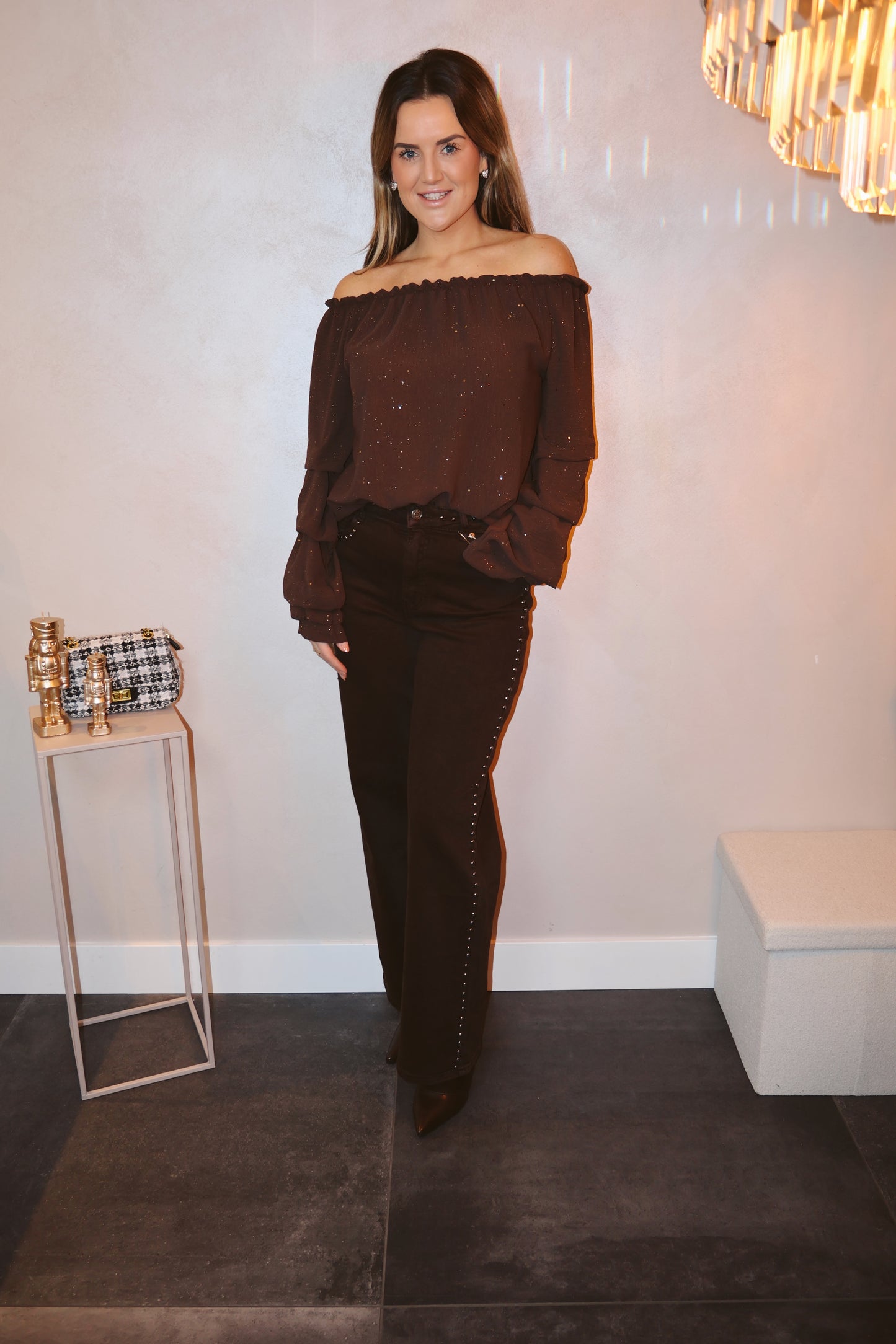 Blouse Celine Sparkle Bruin