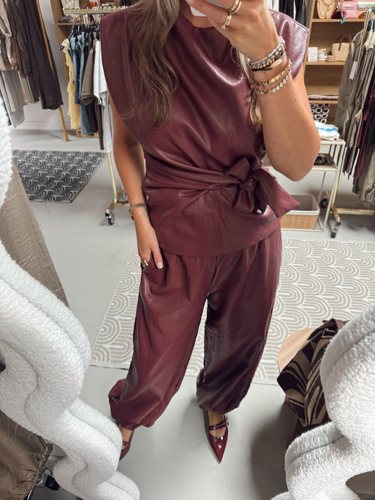 Ambika pants Kensi Burgundy