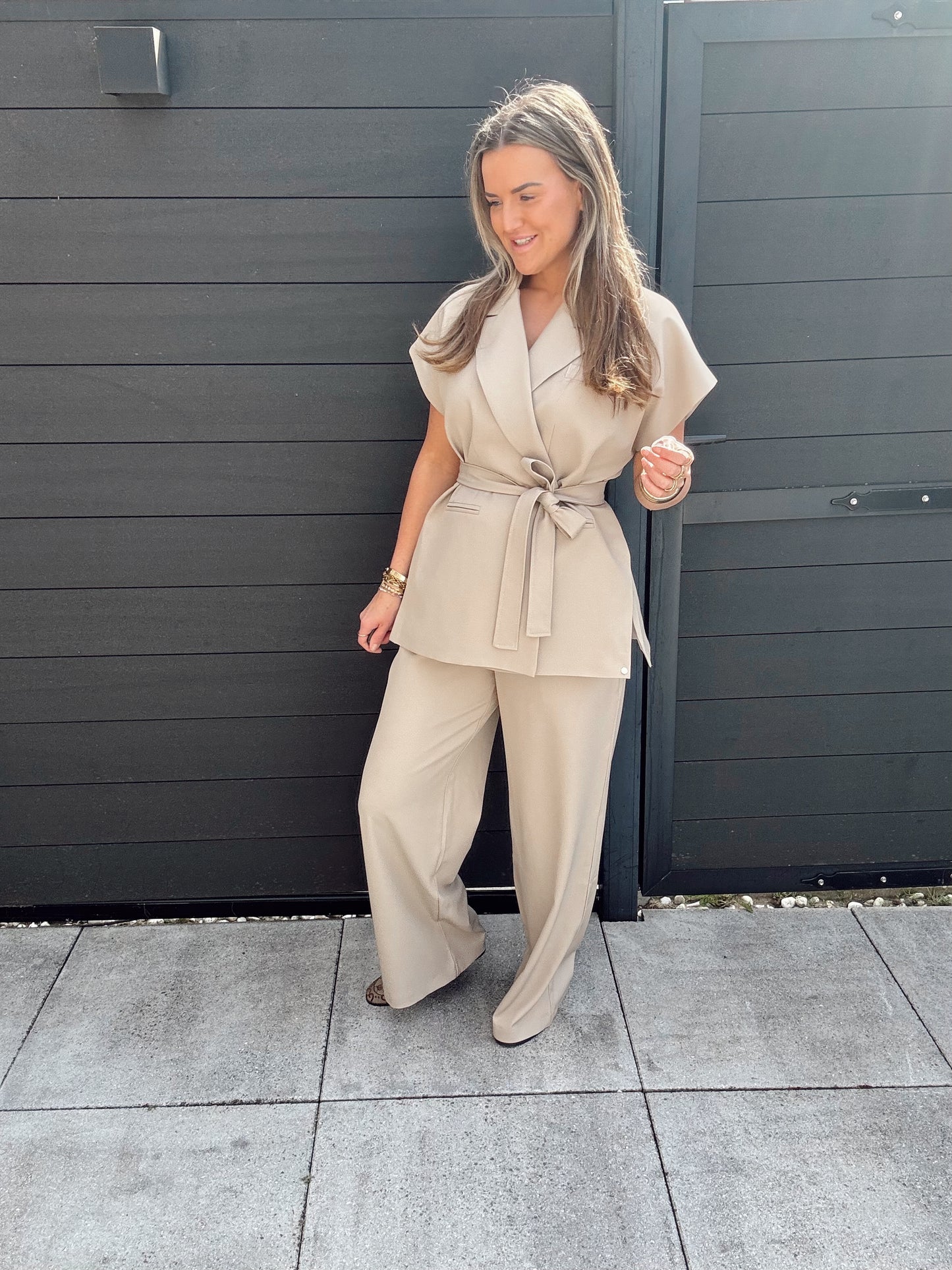 Ambika Gilet Mirte Beige