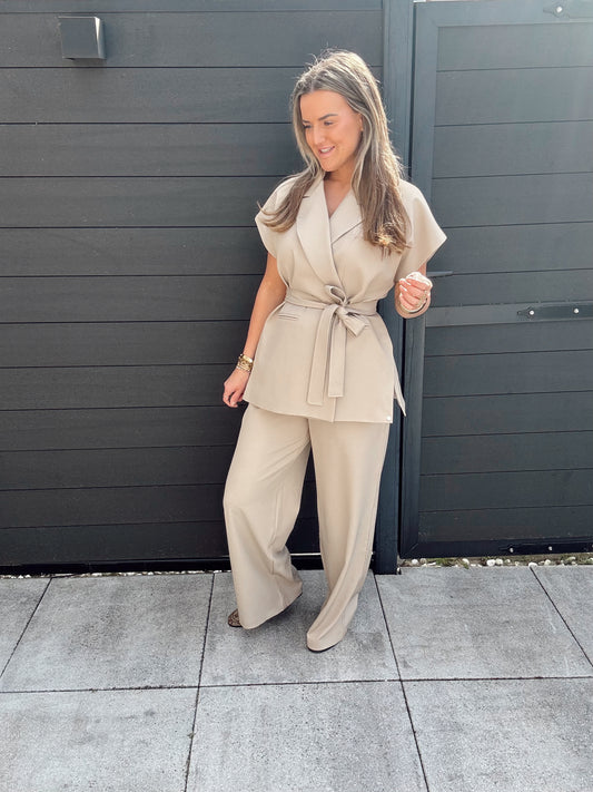 Ambika Gilet Mirte Beige