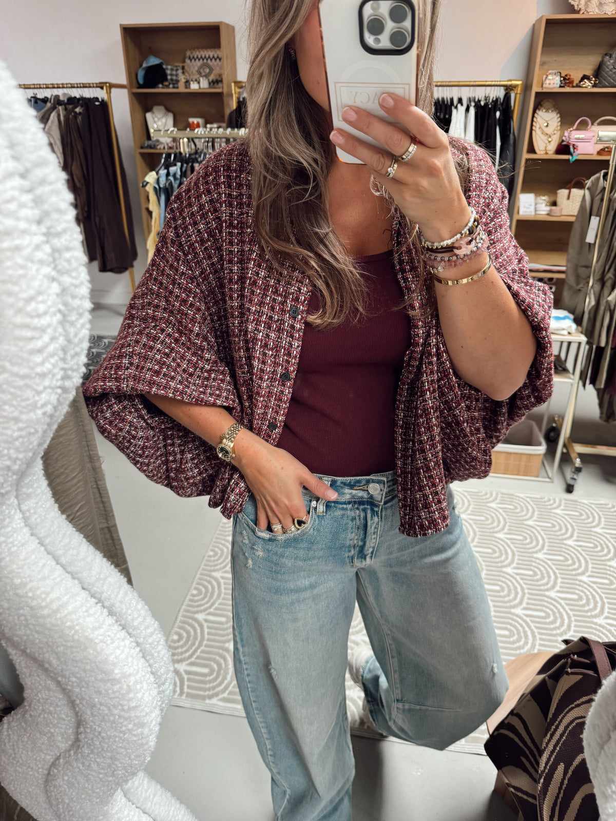 Blouse Tweed Sophia Rood