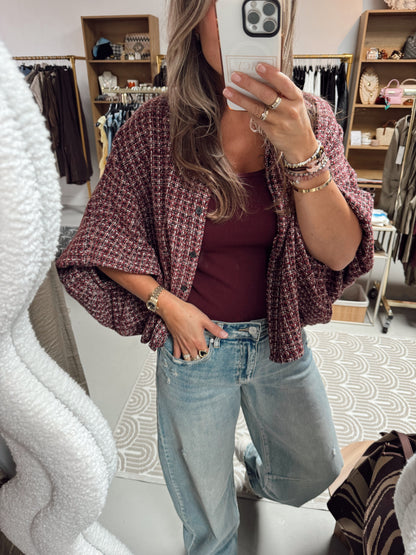 Blouse Tweed Sophia Rood