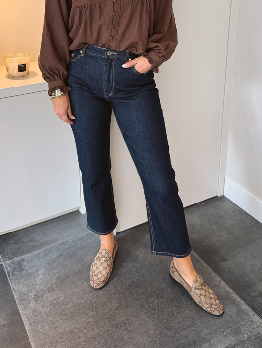 Queen Heart "The MOM" Jeans Bella donker