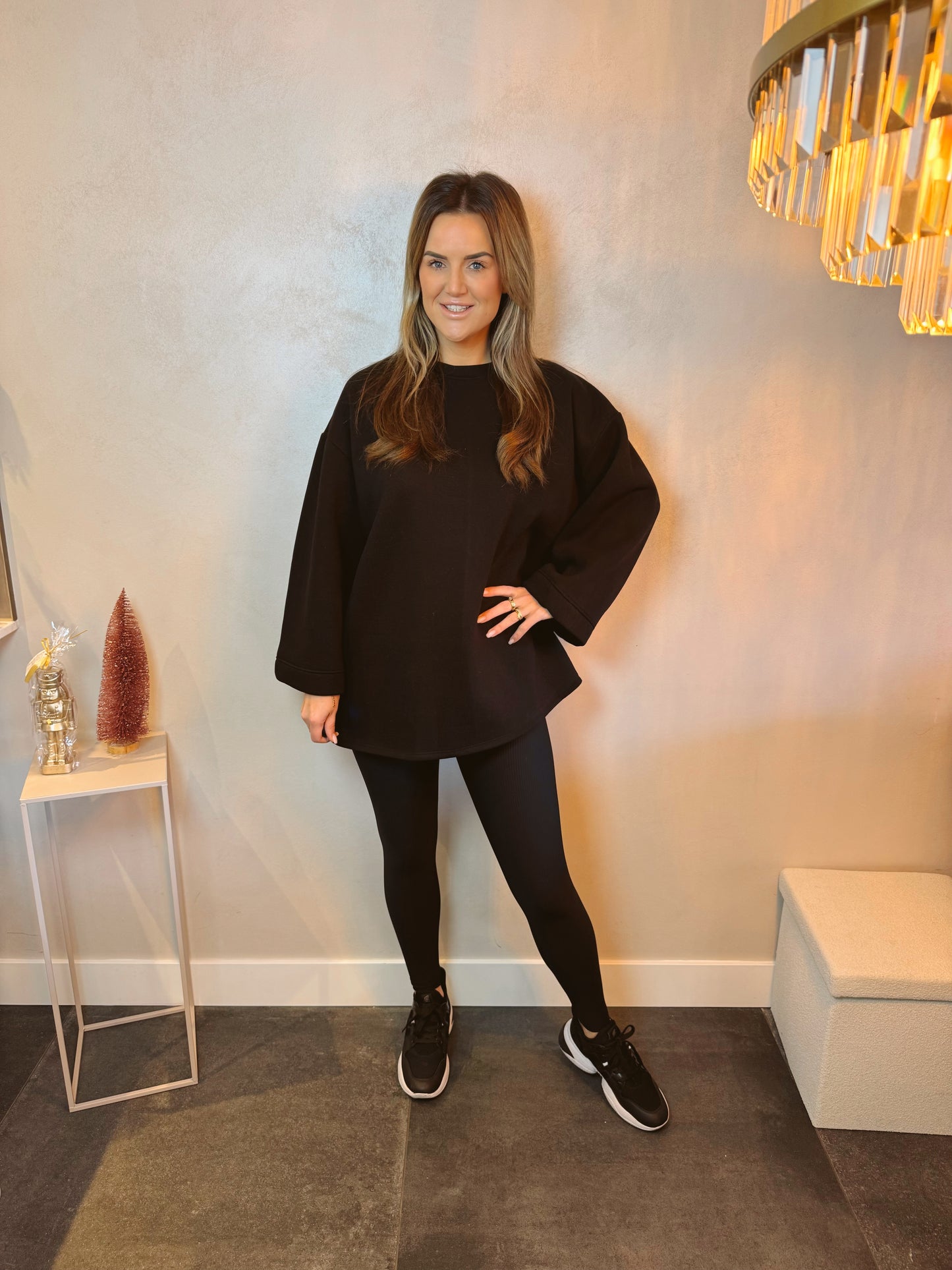 Rib legging Kiara Zwart