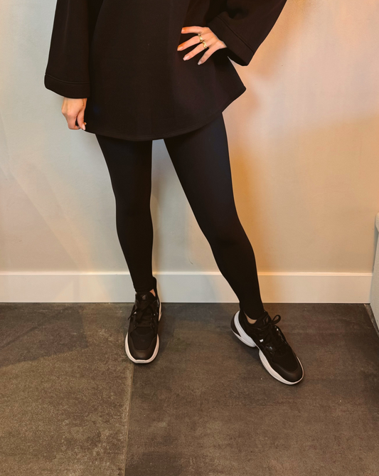 Rib legging Kiara Zwart