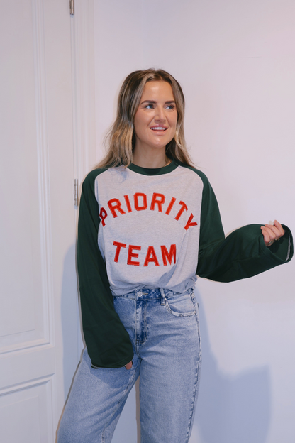 Sarvari Longsleeve Team Army grijs