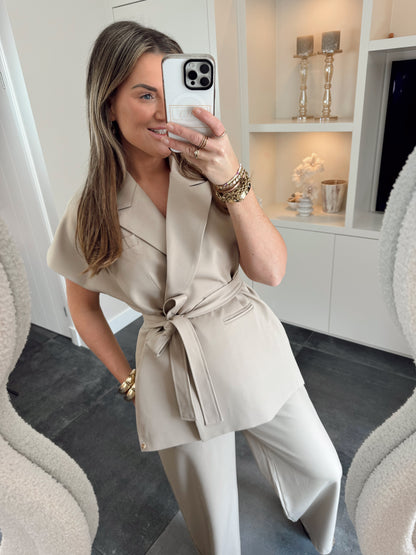 Ambika Gilet Mirte Beige