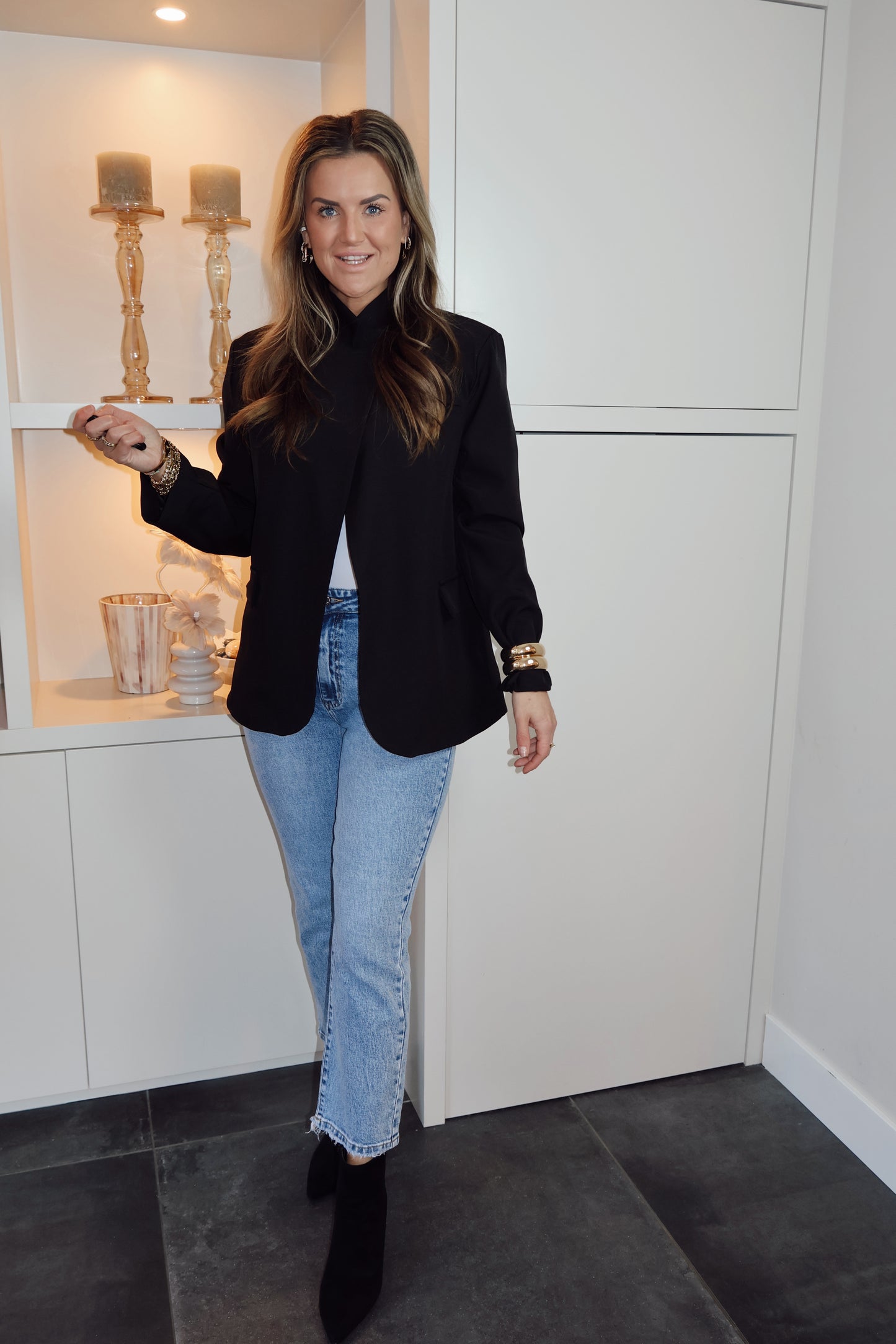 Blazer Bloomy Zwart