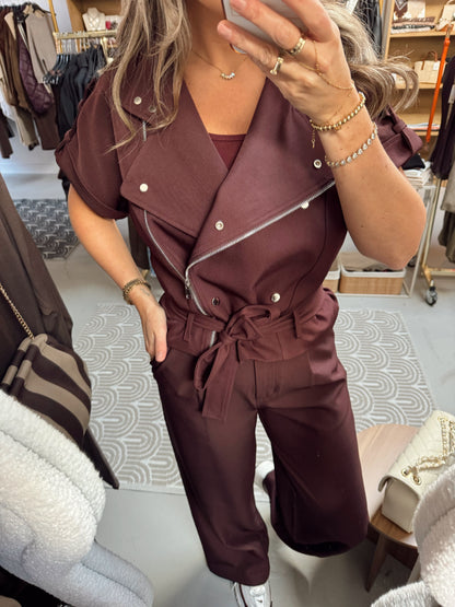 Ambika Gilet Krisje Plum/Burgundy