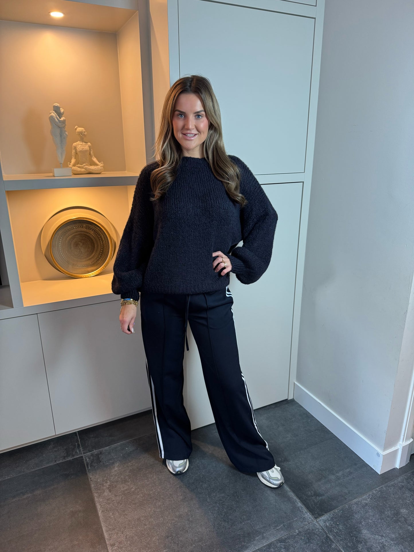 Gebreide Trui Melia Donkerblauw