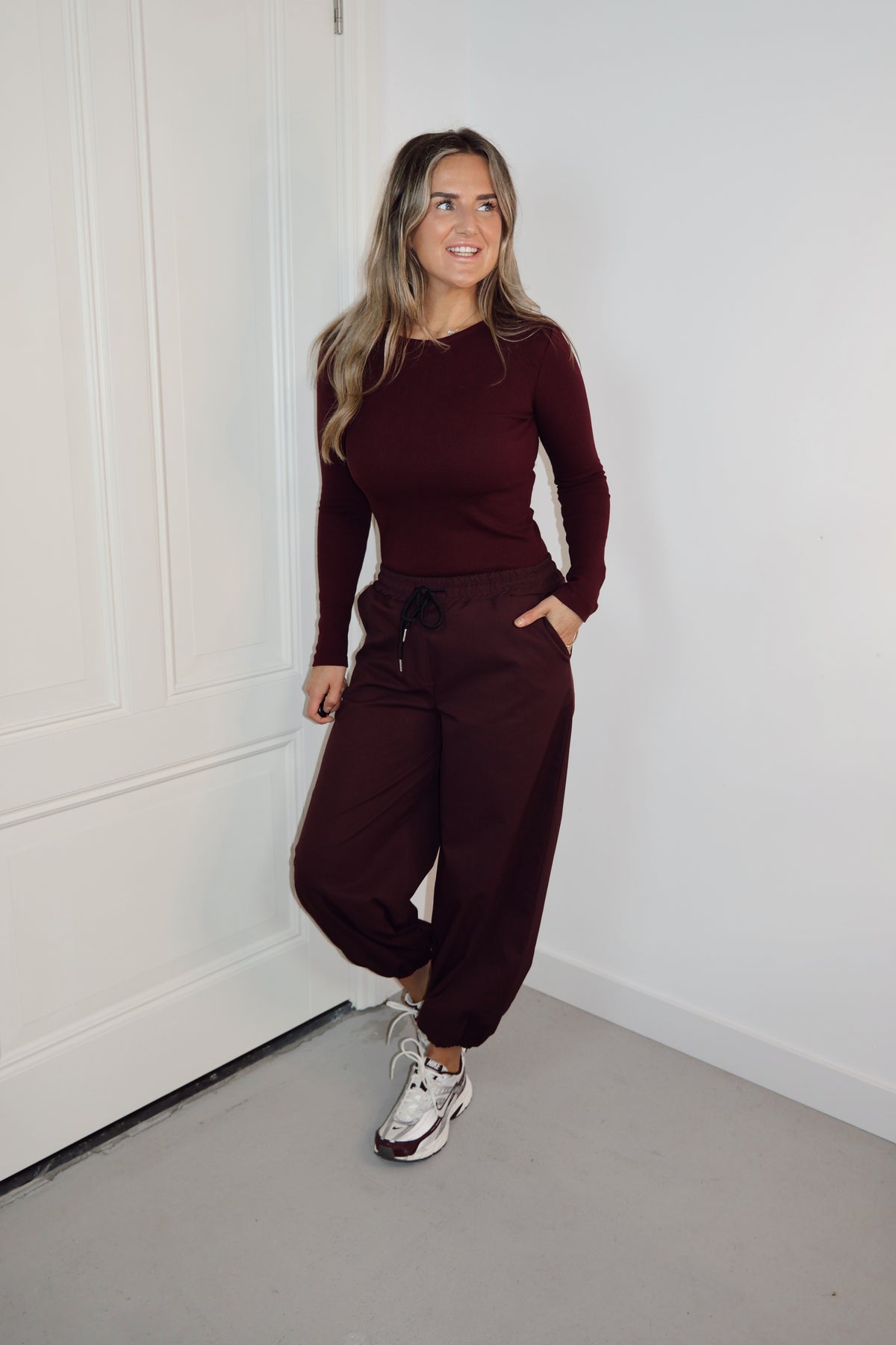 Balloon pants Milly Burgundy