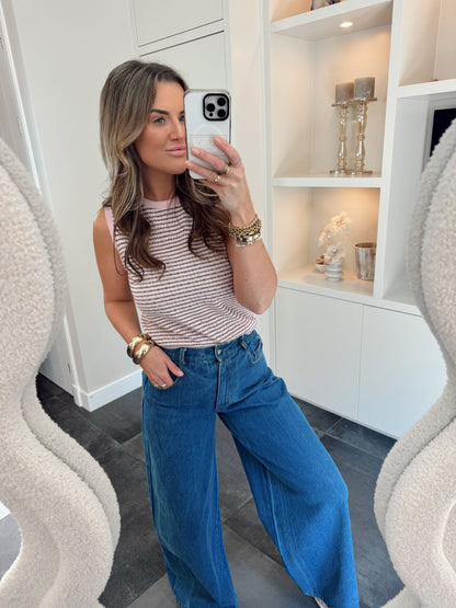 Lurex top Julie Pink