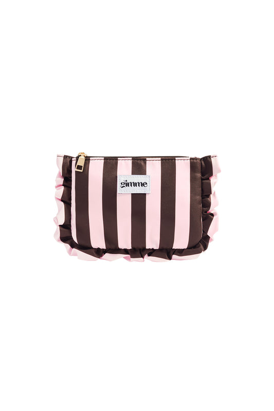 Make-up tasje Julia Stripe Roze