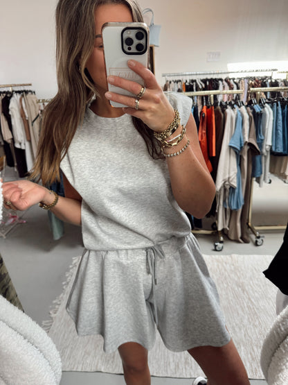 2-pieces short + top Shelly Grijs