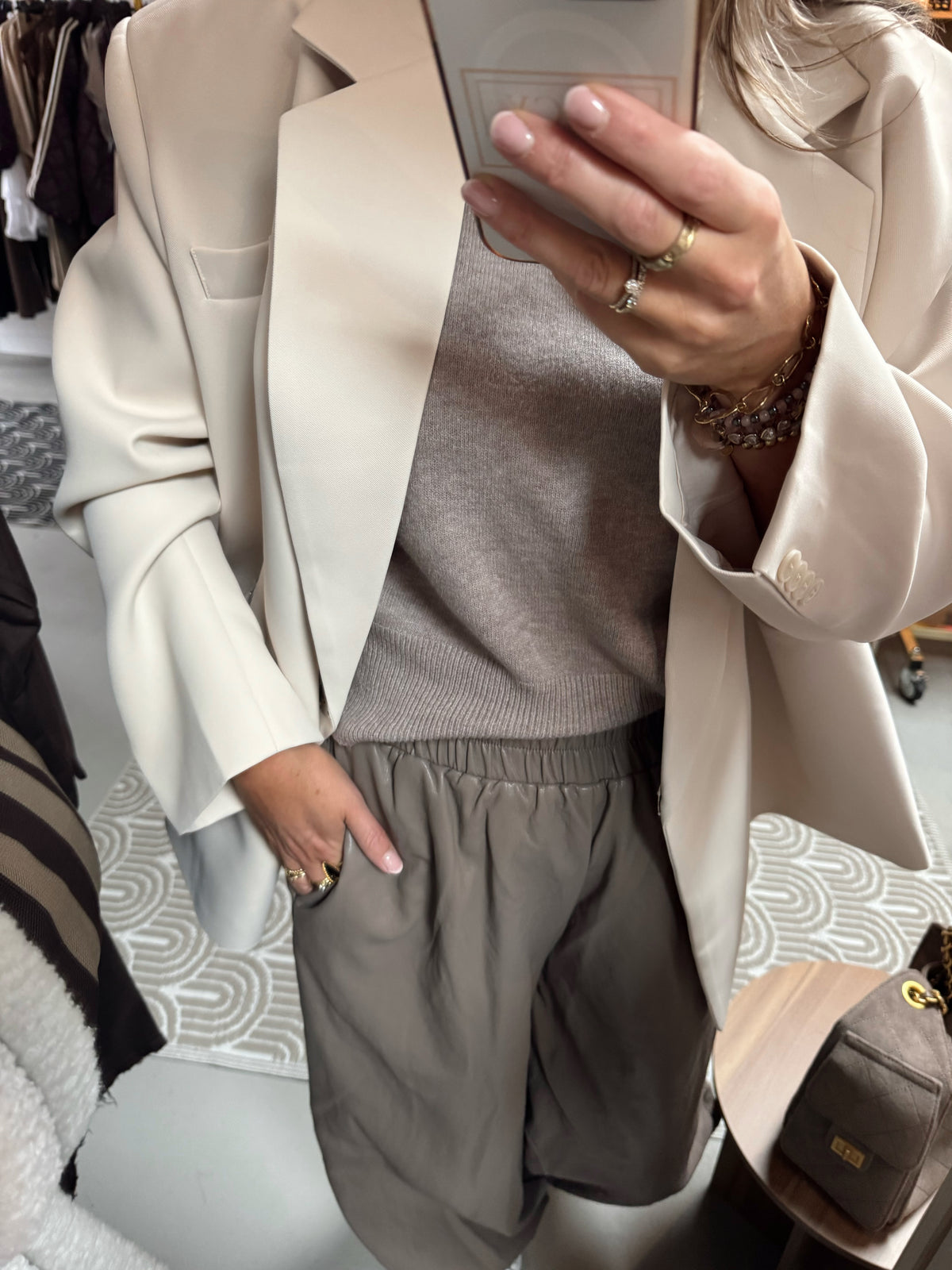 Vlindertop Luxe Taupe