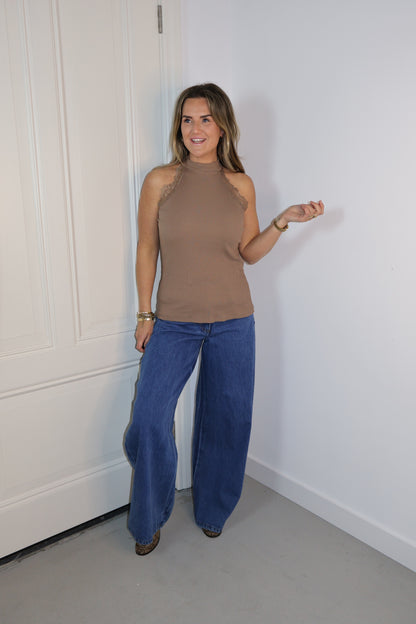 Halter top Dreamy Taupe