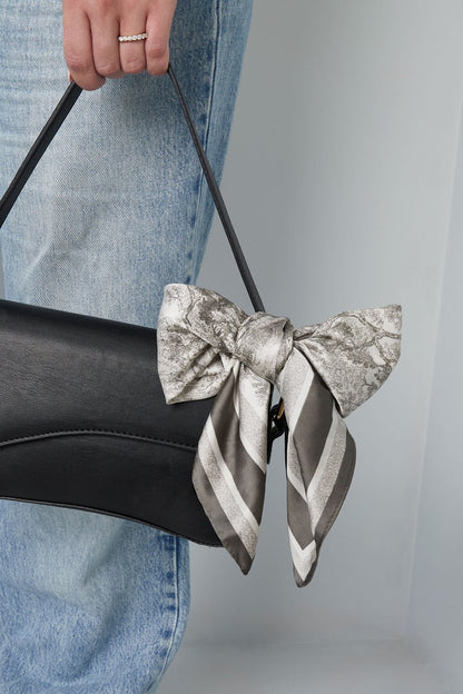 Sjaaltje Print Zwart/Wit