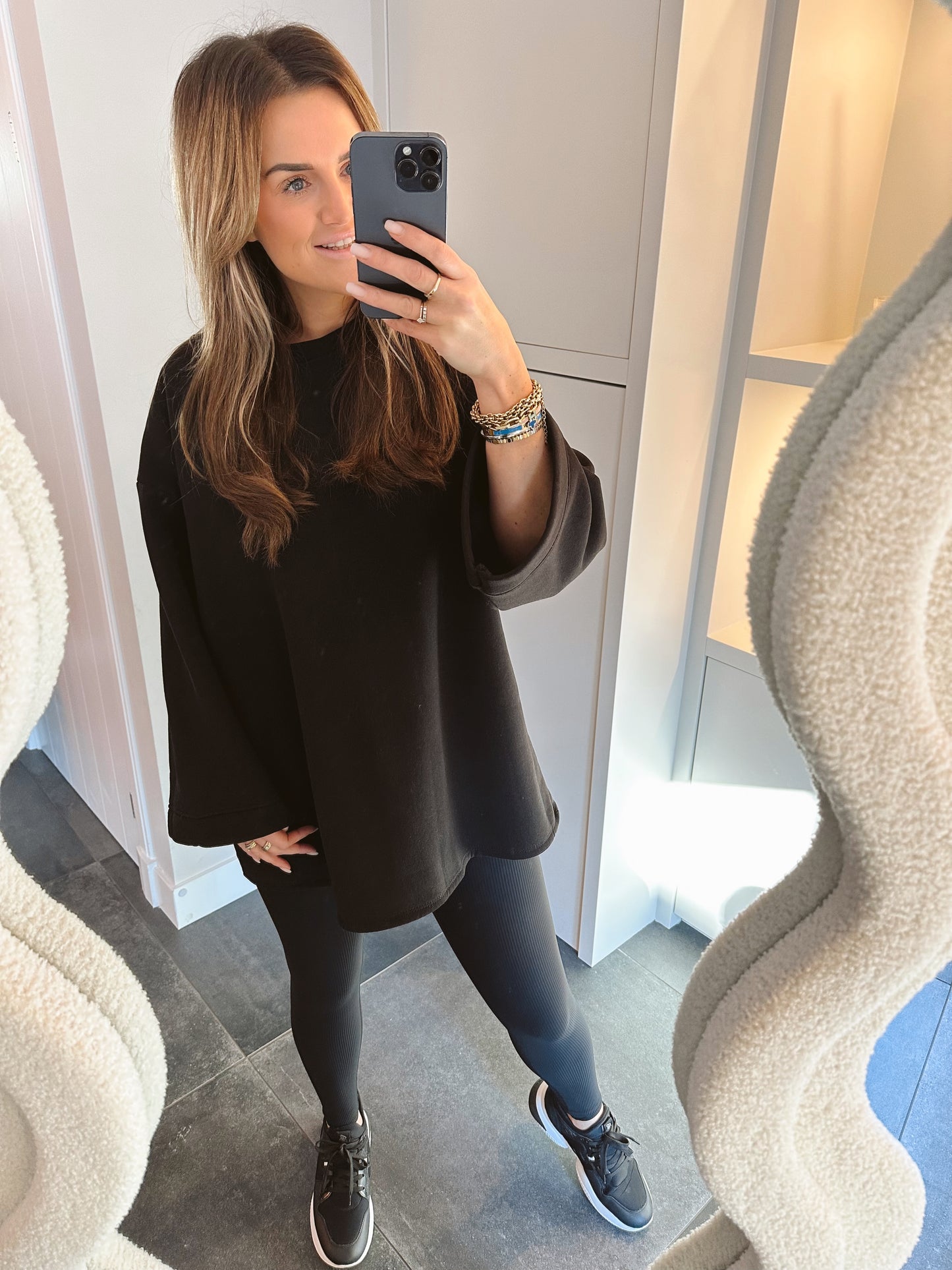 Rib legging Kiara Zwart