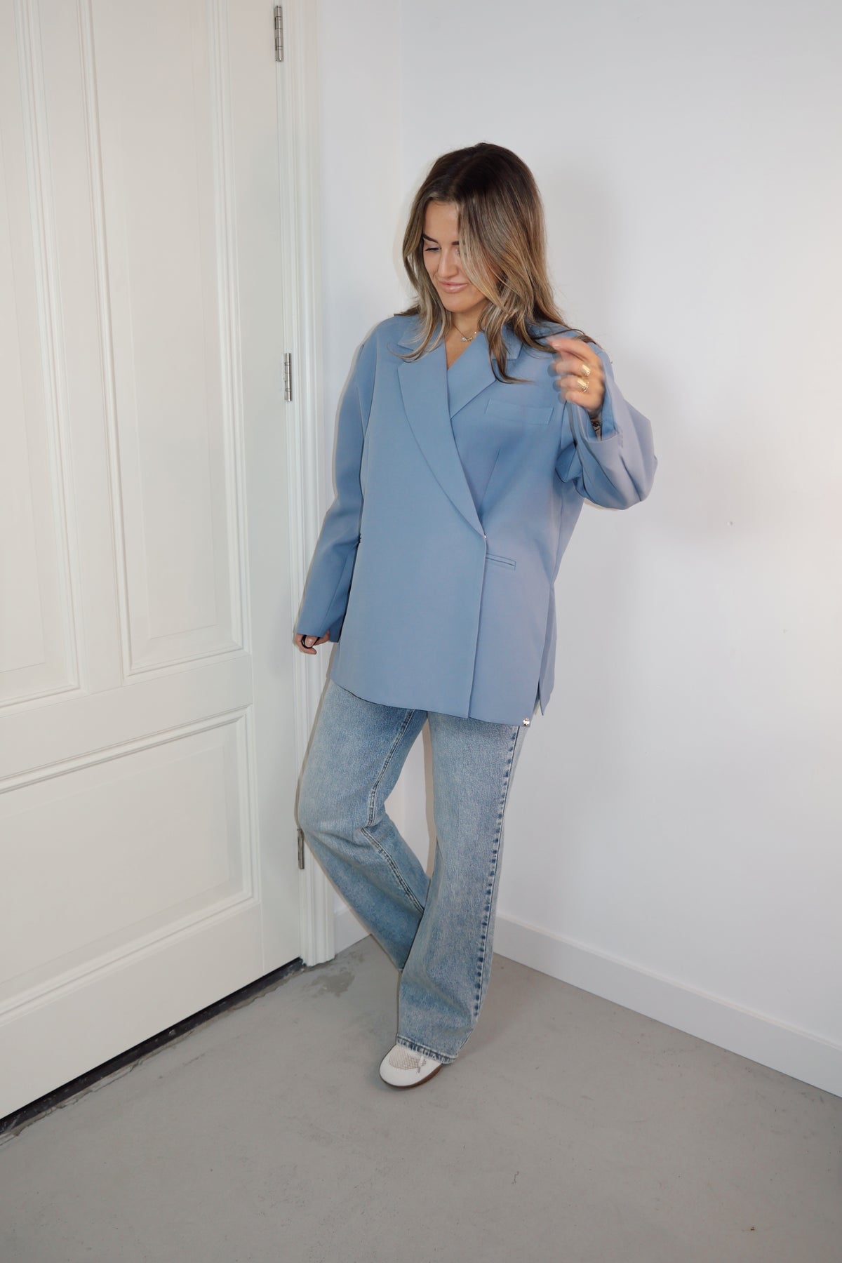 Ambika Blazer Jasmiin Sky Blue