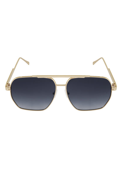 Metal summer sunglasses Black/Gold