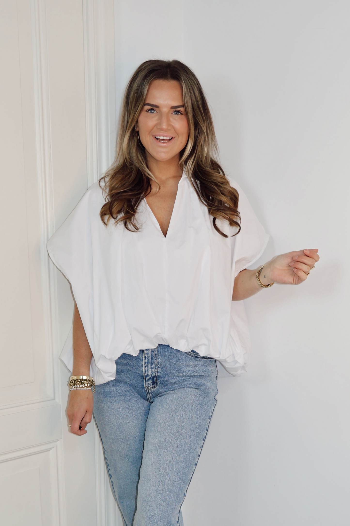 Blouse Sophia oversized wit