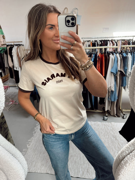 T-shirt Le Marais Beige/Bruin