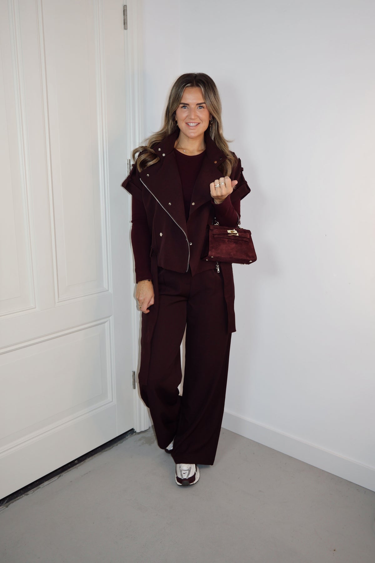 Ambika Gilet Krisje Plum/Burgundy