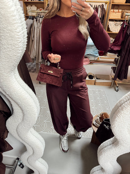Balloon pants Milly Burgundy