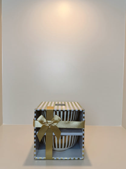 J-Line Cadeauset schalen wit/goud