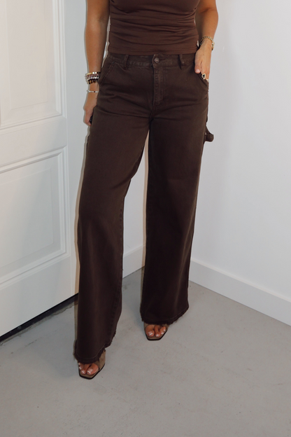 Queen Hearts "The Carpenter Jeans" Bruin