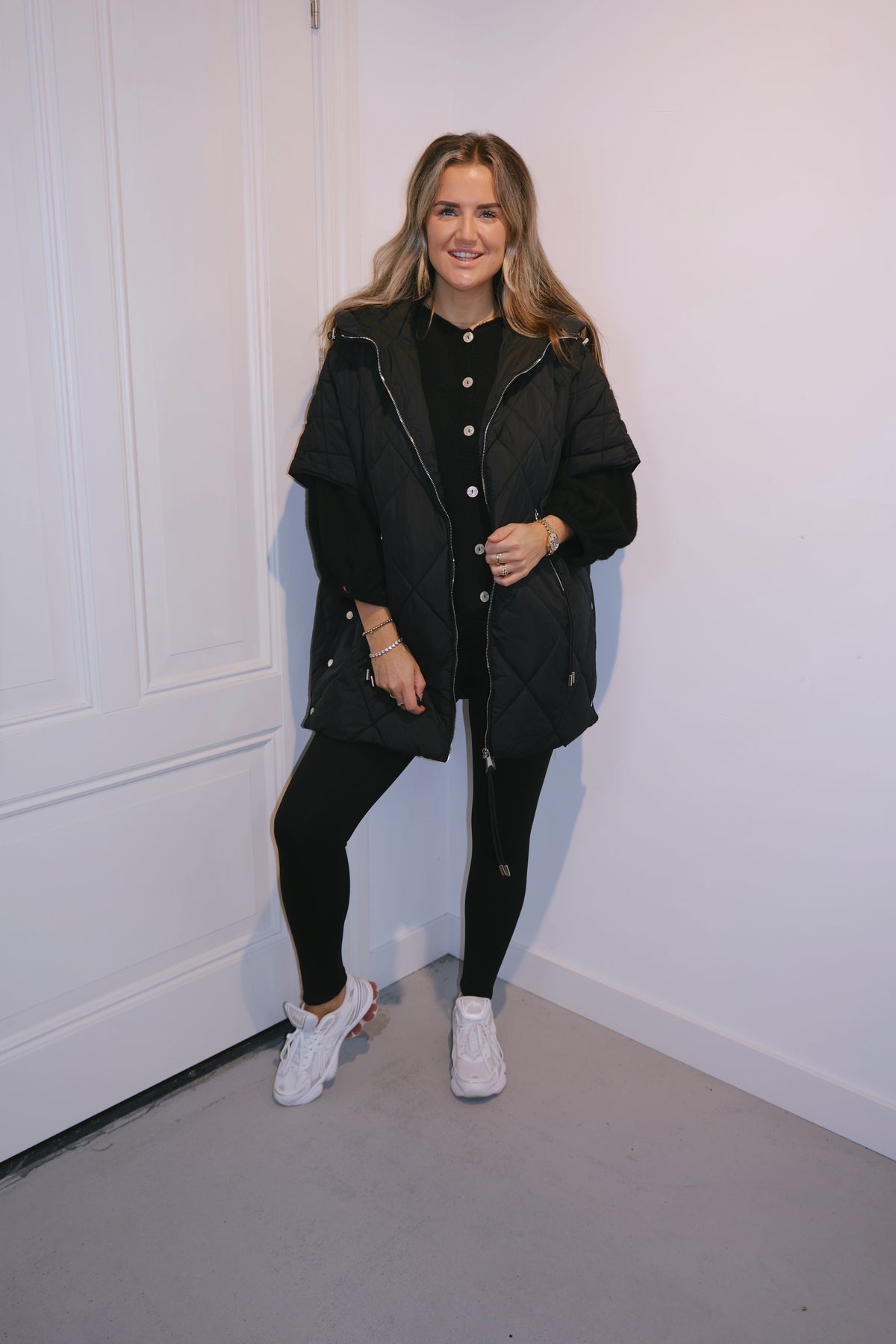 Legging gevoerd Mirna Zwart