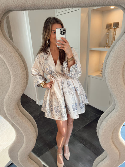 Jurk Florianne Print Beige