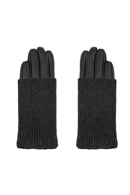 Handschoenen Cozy Knit zwart