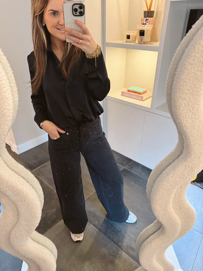 Jeans Sparkle Zwart