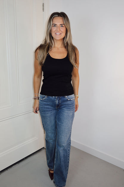 Ambika singlet Violet Zwart