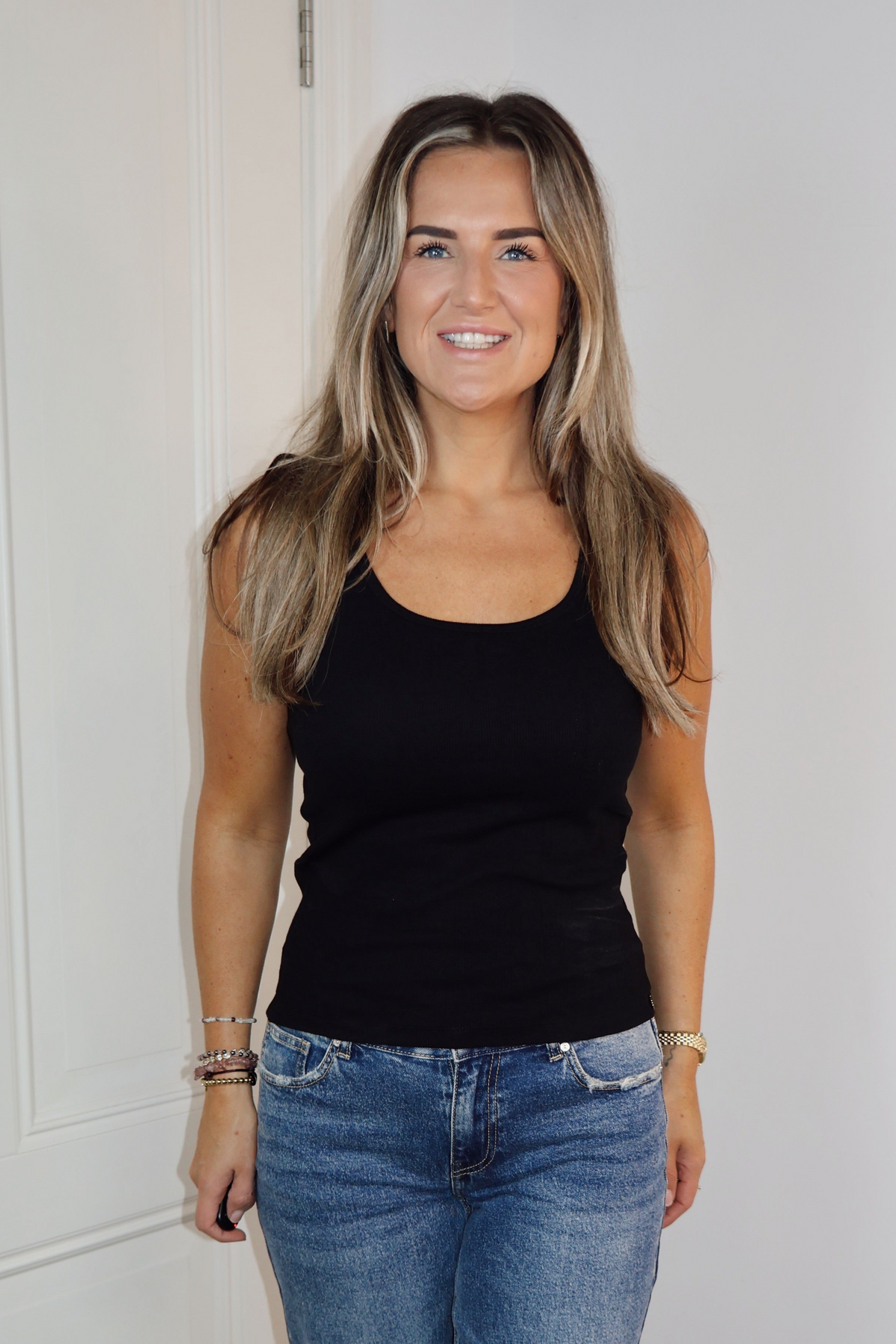 Ambika singlet Violet Zwart