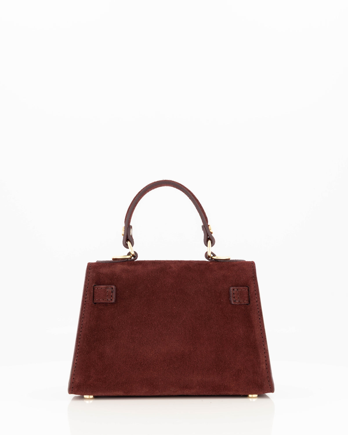 100% Suede Crossbody tas Grace Burgundy