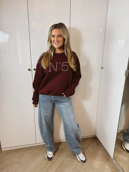 Sweater No5 Burgundy