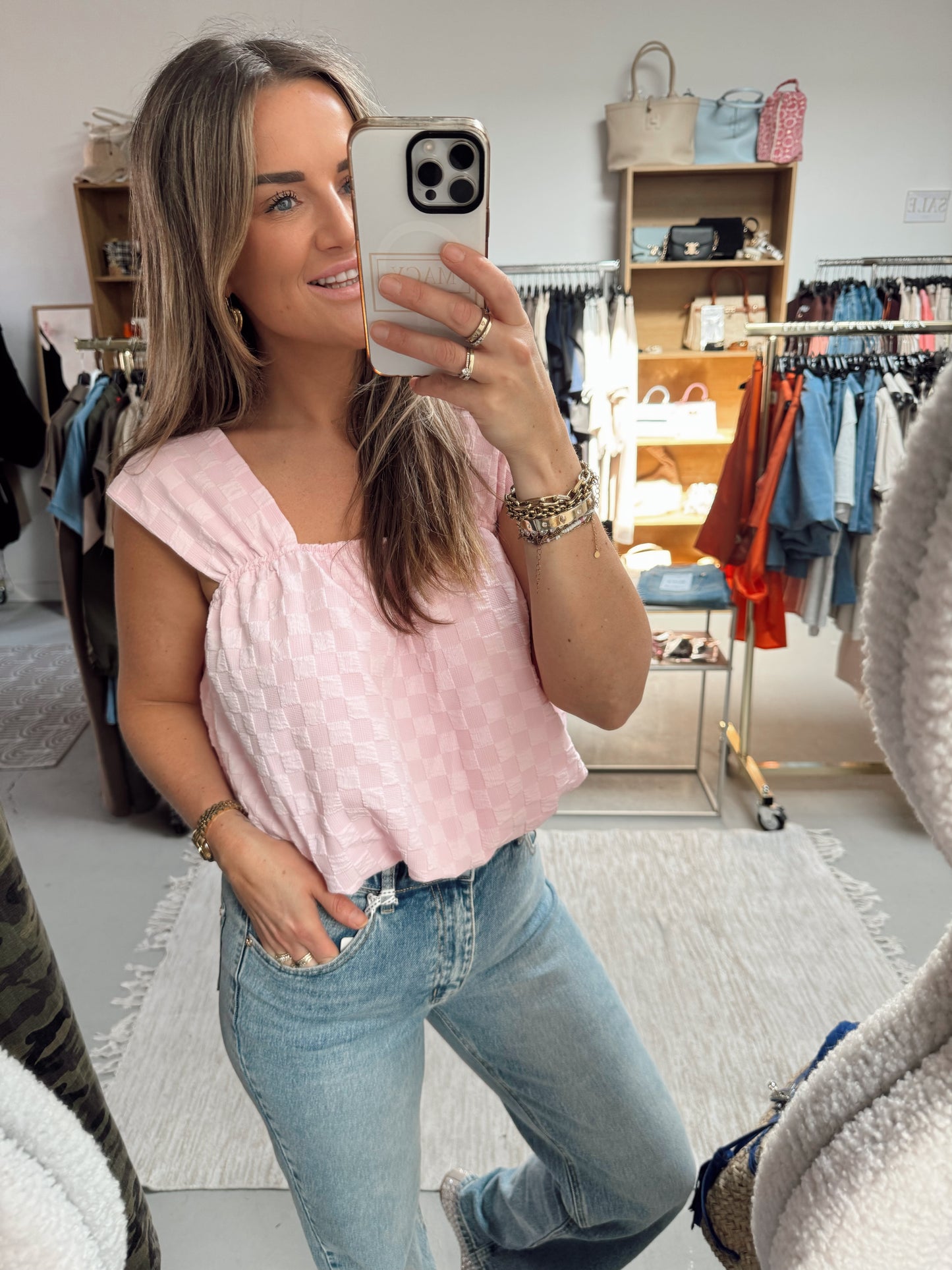 Pof top brede banden Daisy Roze
