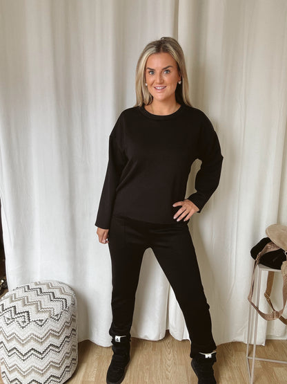 Co-ord set Lily zwart
