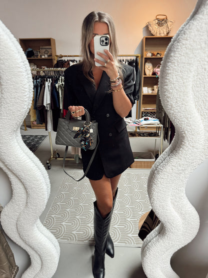 Blazer jurk Frenna Zwart
