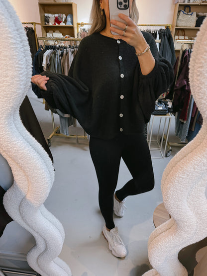 Legging gevoerd Mirna Zwart