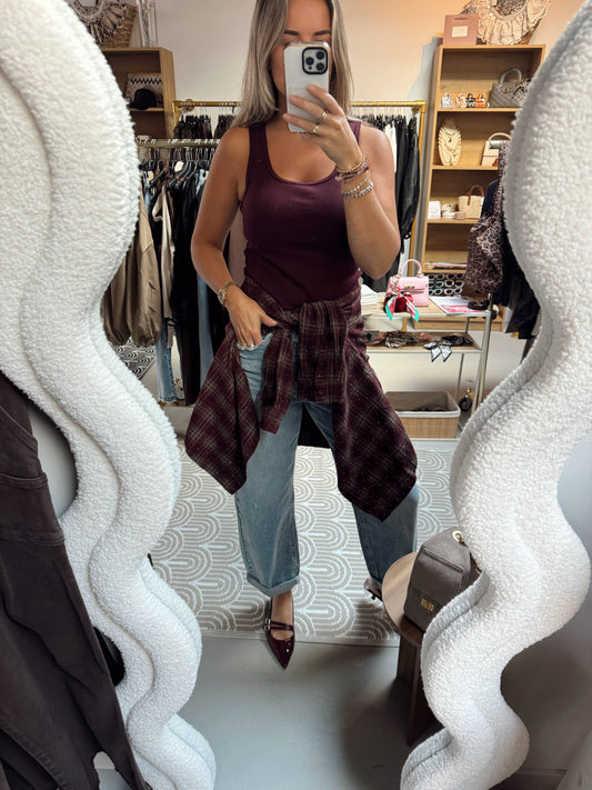 Ambika singlet Violet Burgundy