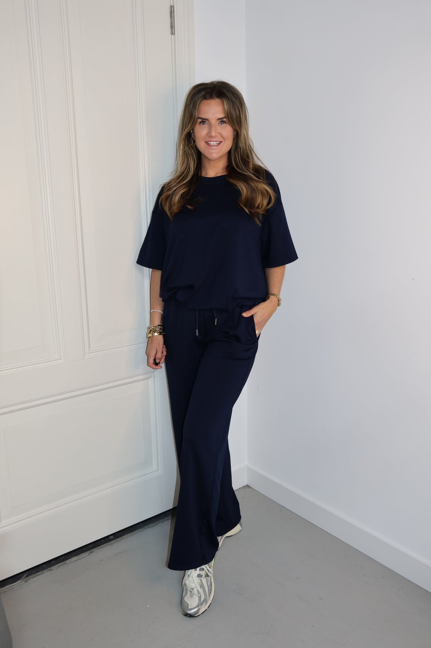 2-pieces lange broek + top Kelly Navy